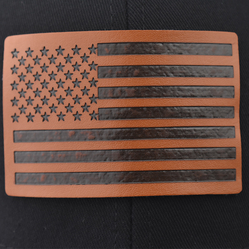 Wholesale American Flag Independence Day Baseball Cap Adjustable Breathable Oxford Lined Outdoor Hat For Adults