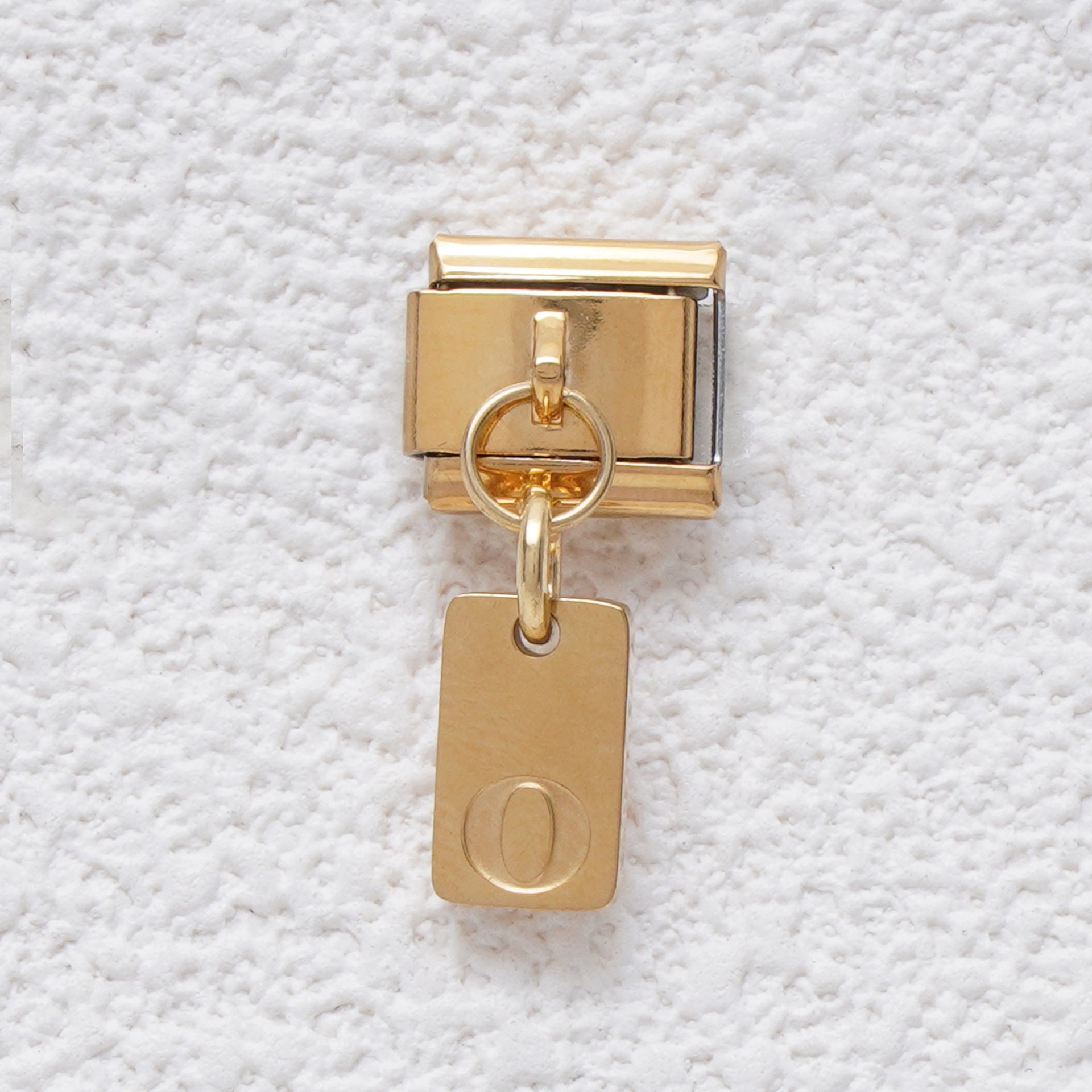 Wholesale 5pcs Italian Charm Bracelet 9mm DIY Splicing Letter Series Stainless Steel Composable Bracelet