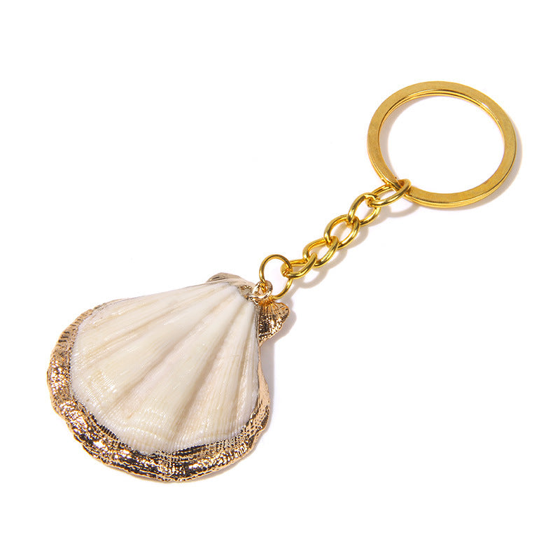 Wholesale Shell Golden Beach Keychain ACC-KC-GEB001