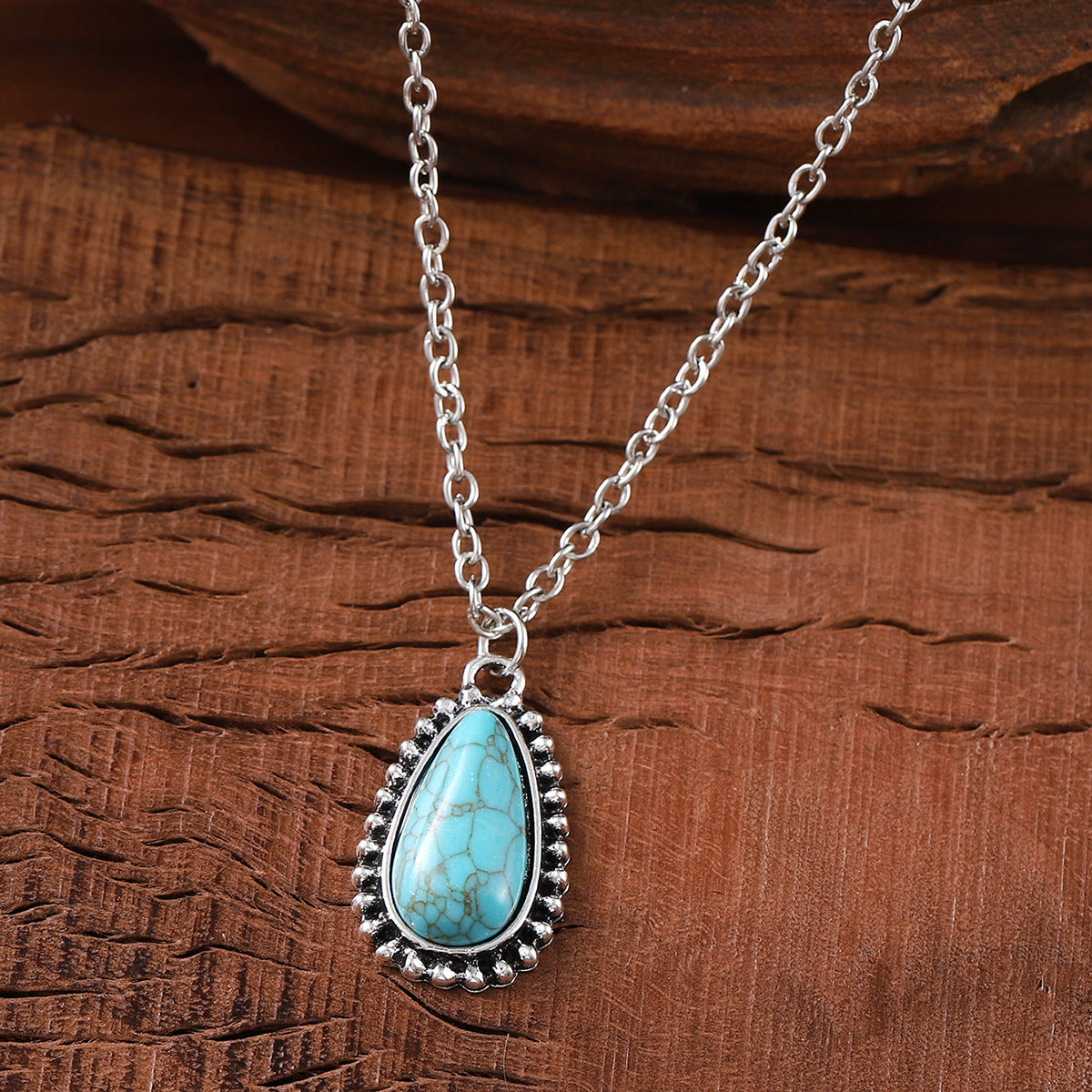 Wholesale  Bohemian Turquoise Pendant Earrings