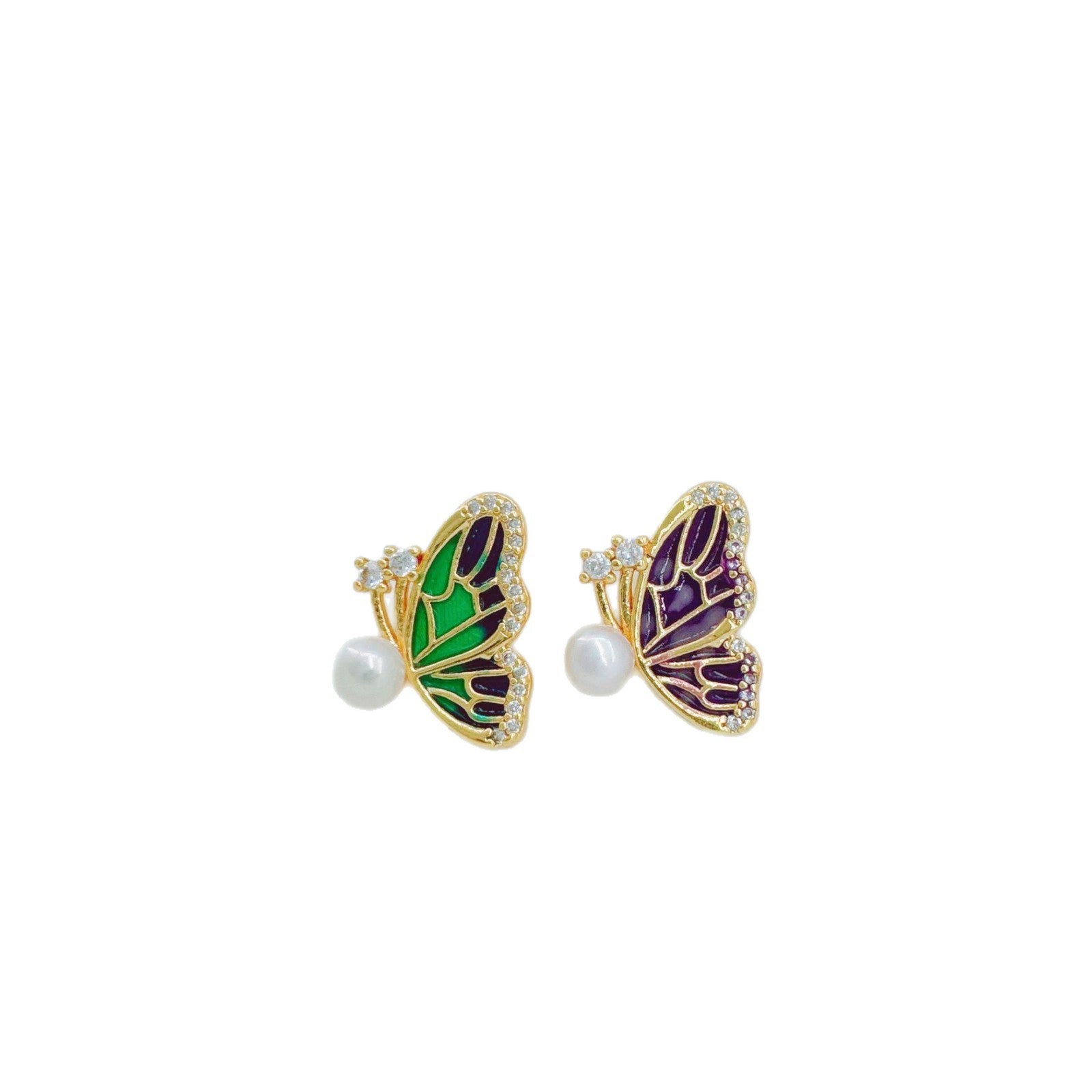 Wholesale Gold Plated Copper Butterfly Pendant Necklace,  Stylish Fashion Accessory for Women,  Gift