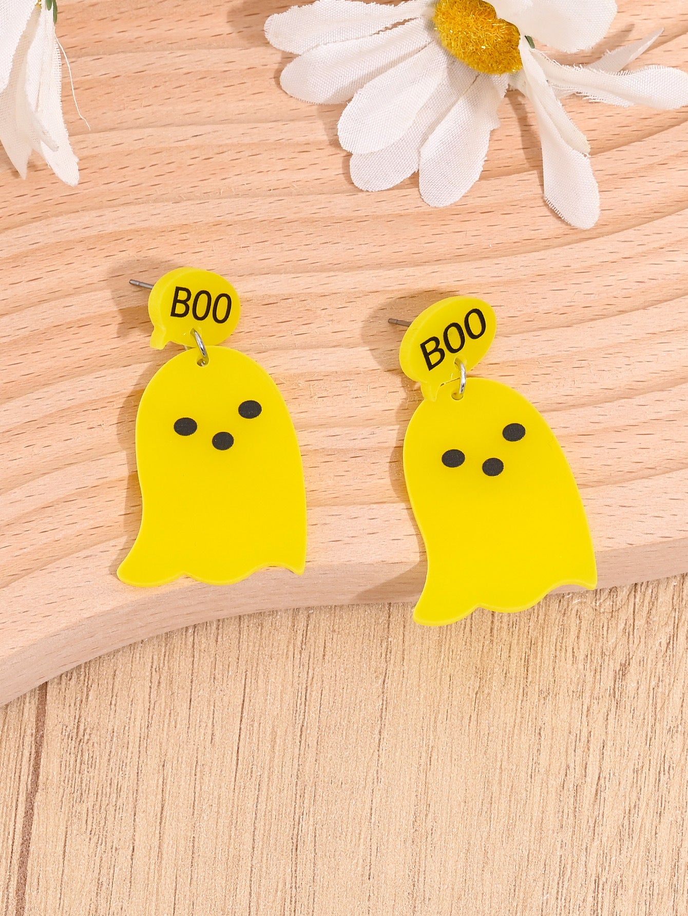 Boucles d'oreilles squelettes de chat fantôme en gros de l'Halloween