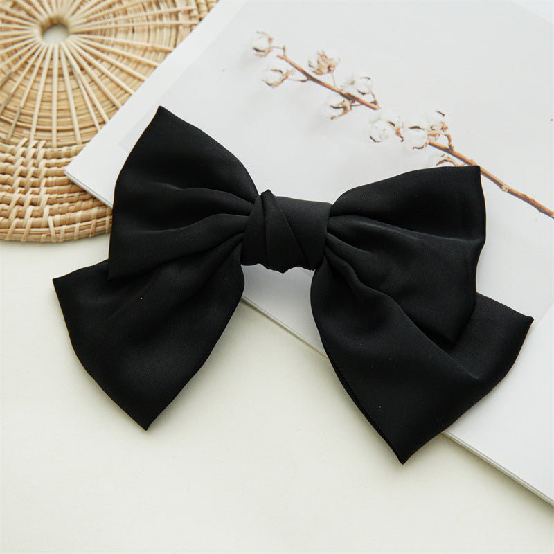 Wholesale Art Bow Hair Clip Satin Hair Accessories Hair Scrunchies ACC-HS-SanTai005