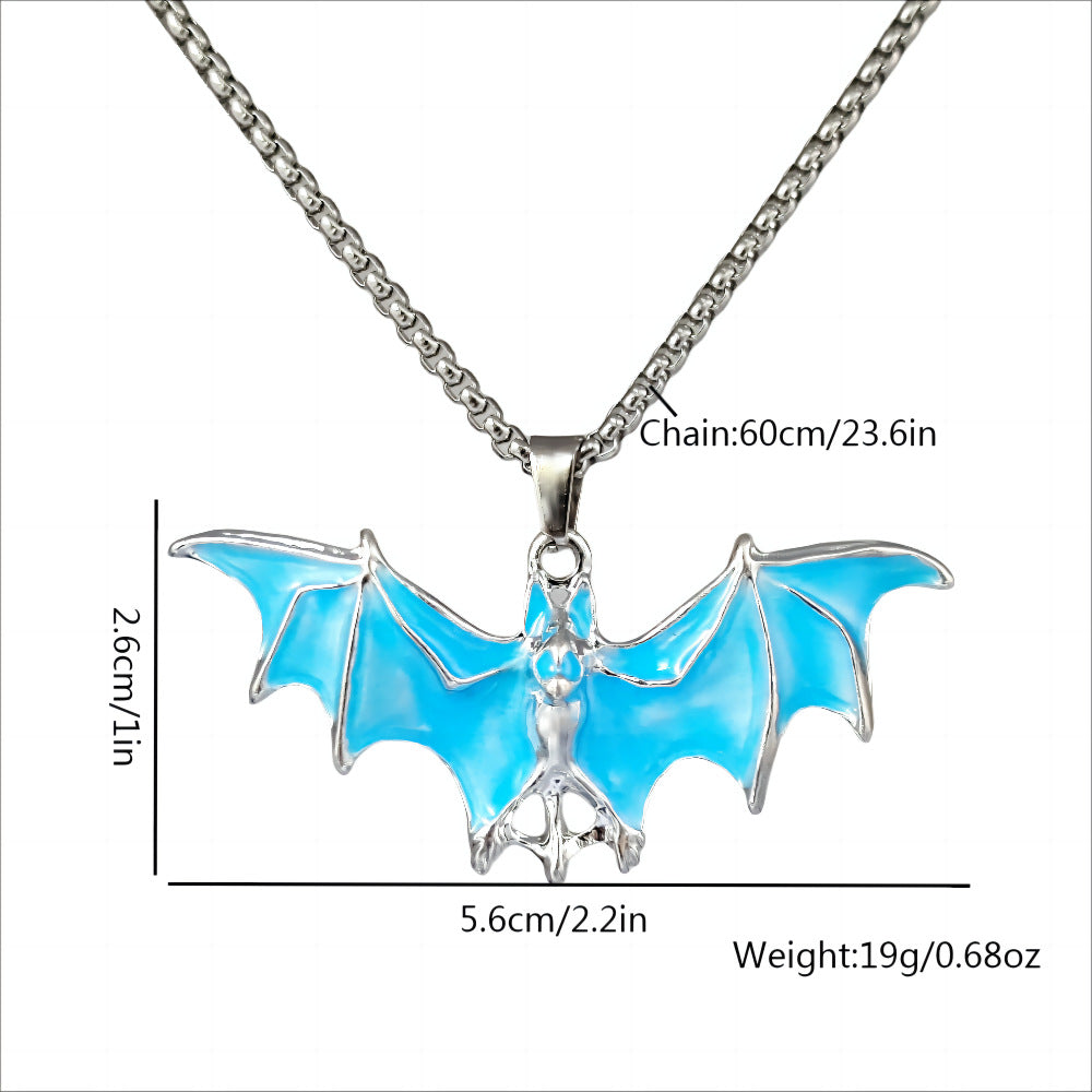 Wholesale  Dark Vampire Bat Luminous Pendant