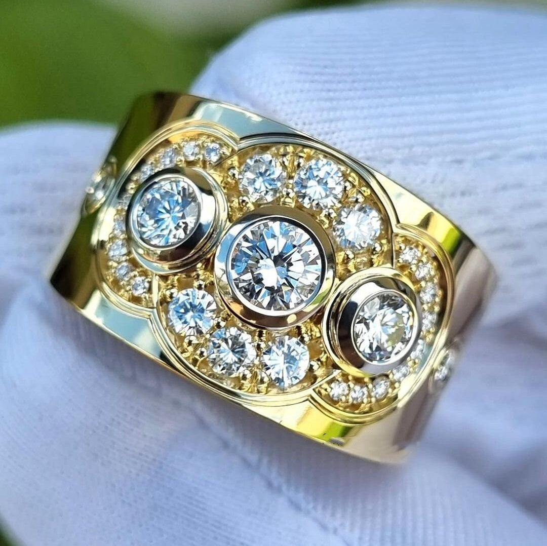 Wholesale  Kaleidoscope Diamond Ring Fashion  Jewelry