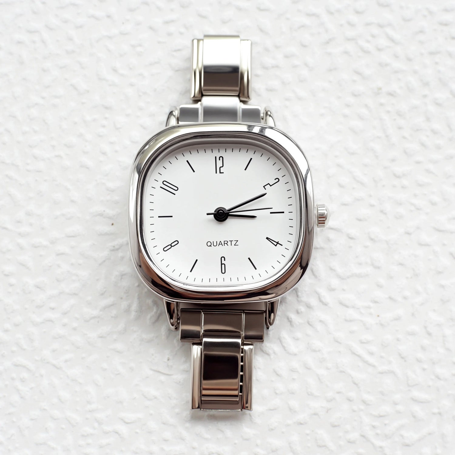 Wholesale Modular bracelet watch quartz watch wholesale silver colorful small square versatile DIY watch strap
