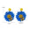 Wholesale Acrylic sunflower chrysanthemum bee earrings