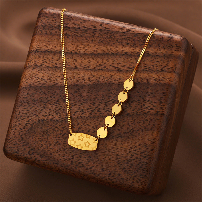 Wholesale Titanium Steel Necklace Women ACC-NE-Quanx008