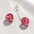 Wholesale Cherry  Light Luxury Niche Earrings