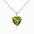 Wholesale S925 Sterling Silver Love Heart-shaped Pendant Heart-shaped Zircon Color Treasure Necklace