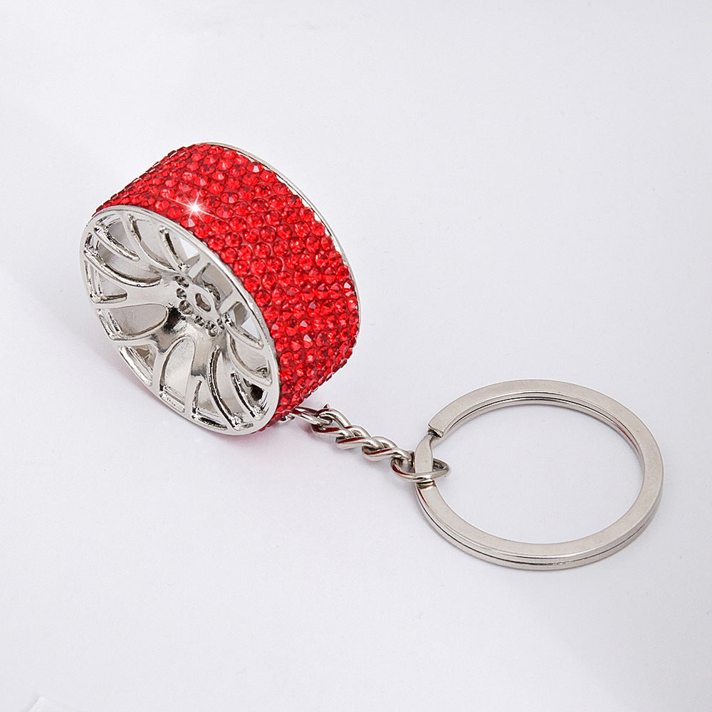 Wholesale Rhinestone Wheel Keychain ACC-KC-ZW004