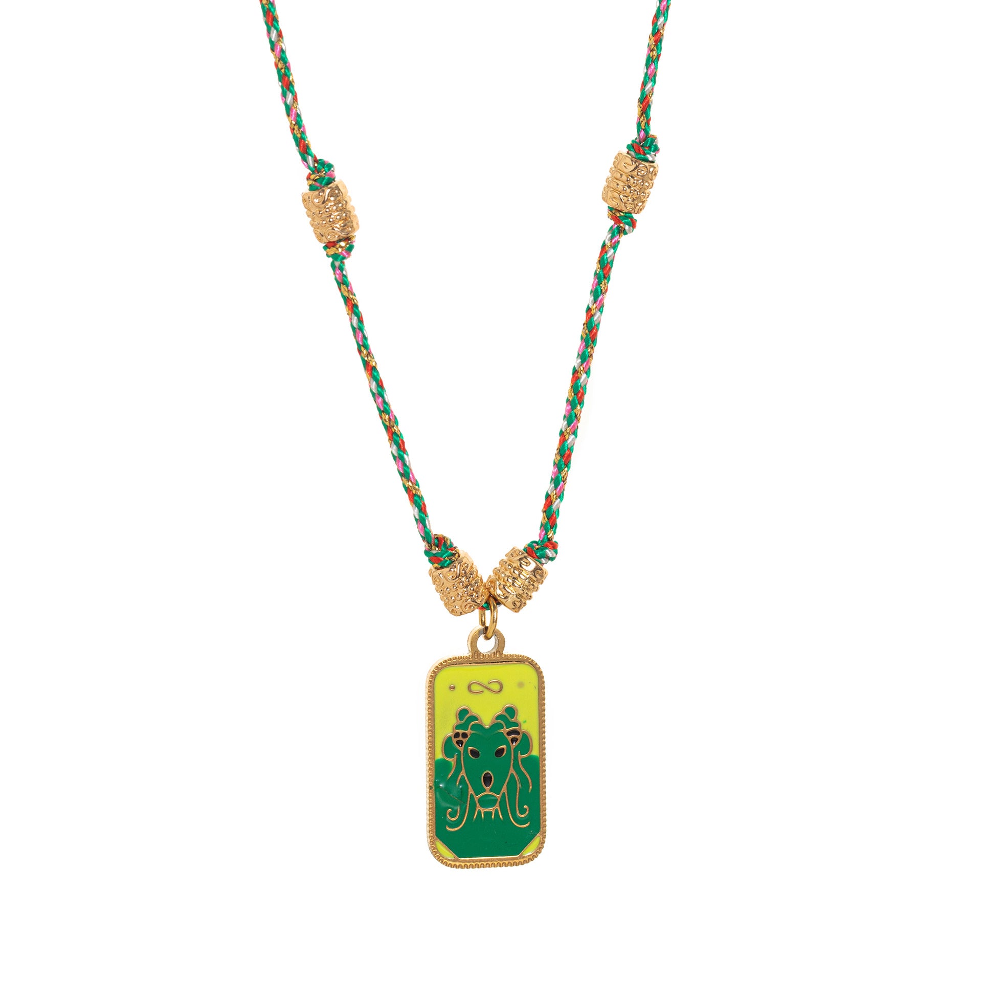 Wholesale Titanium Steel Necklace Colored Oil Drop Tarot Bohemian Necklace
