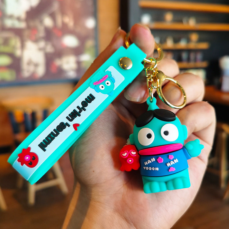 Wholesale Cartoon Cute Silicone Keychains ACCVIP-KC-FanChe003