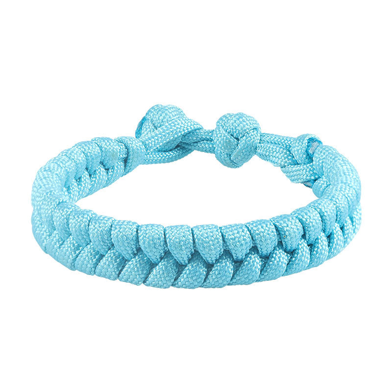 Wholesale solid color umbrella rope bracelet