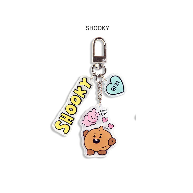 Wholesale Cartoon Acrylic Keychain ACC-KC-QingLian001