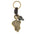 Wholesale Alloy Bronze Ginkgo Leaf Zodiac Pattern Keychains