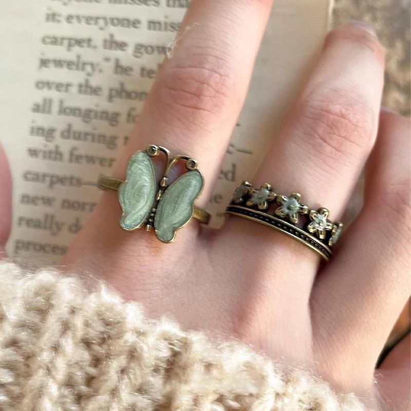 Wholesale  Butterfly Ring Retro Ring