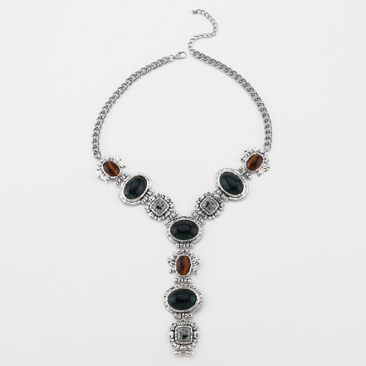 Wholesale Retro Baroque Style Fashion Resin Necklace