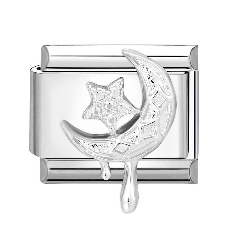 Wholesale 9mm Italian Charm Starter Bracelets DIY Butterfly Heart Stainless Steel Composable Bracelet