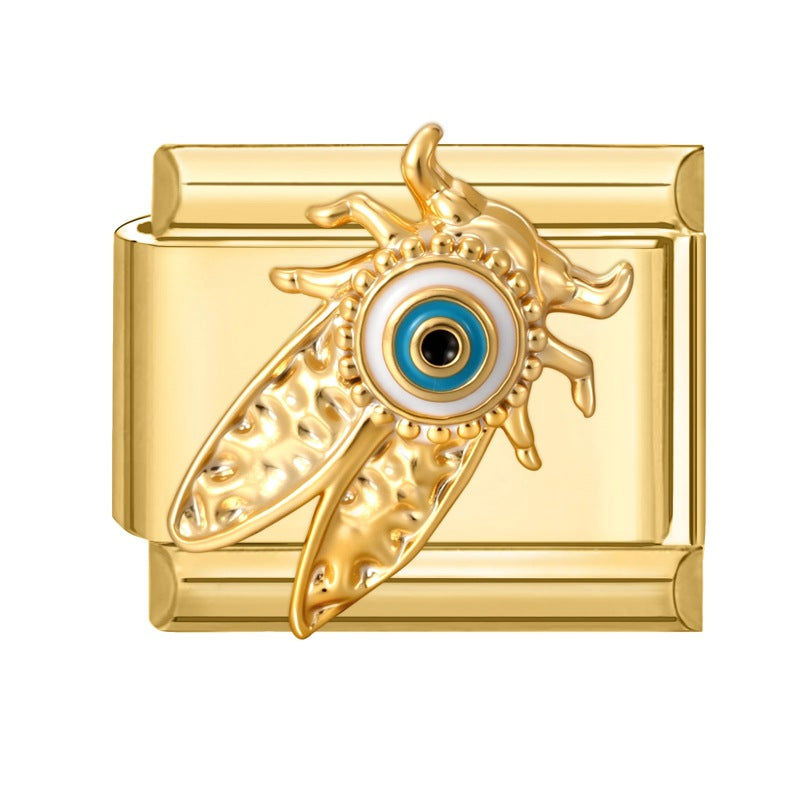 Wholesale Italian Charm Bracelet 9mm DIY Splicing Cute Creative Stainless Steel Composable Bracelet