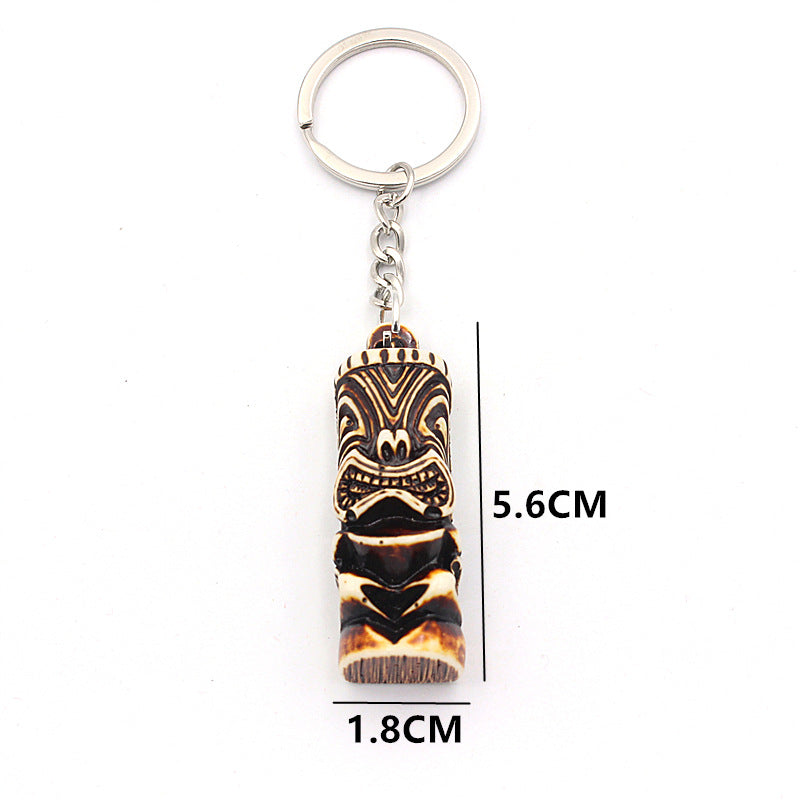 Wholesale Resin Based Statue Keychains ACC-KC-ShuangDe001