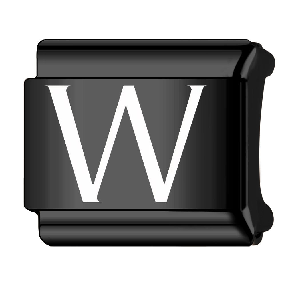 Wholesale Italian Charm Bracelet 9mm DIY Splicing Laser Letters Stainless Steel Composable Bracelet