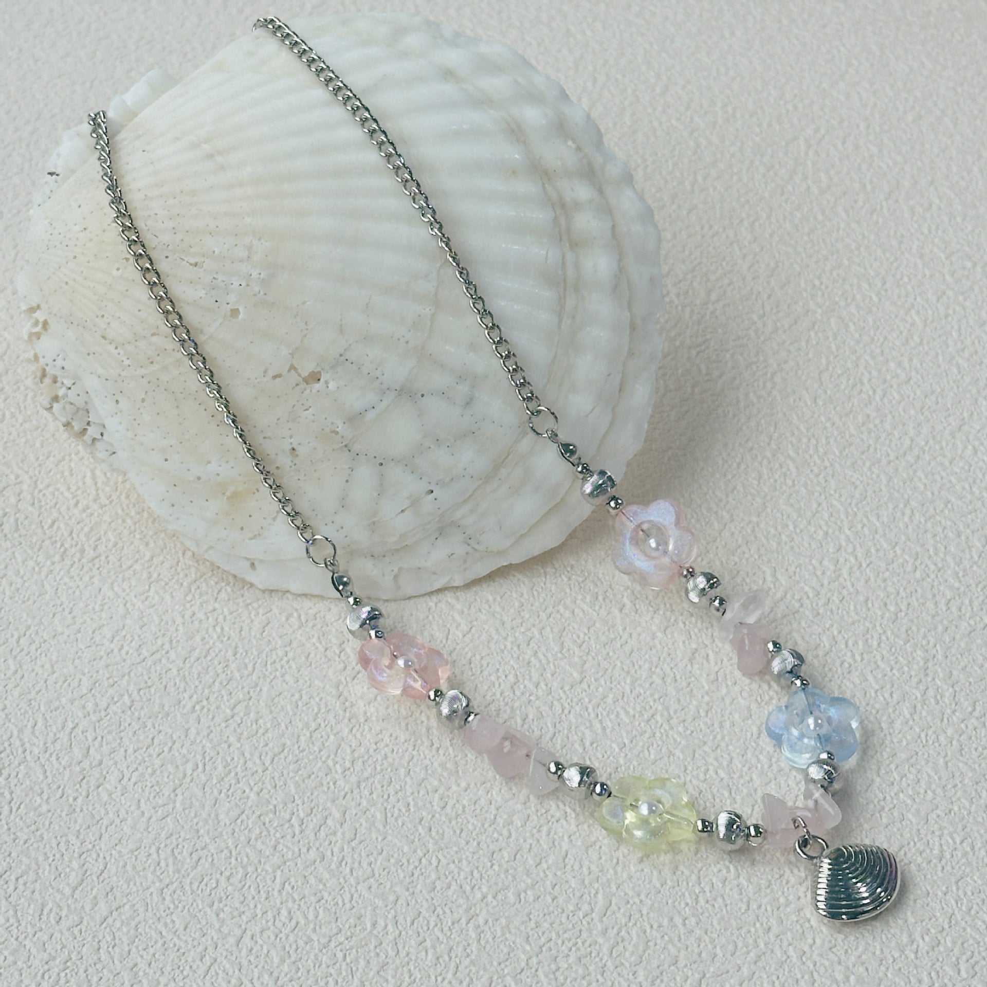 Wholesale Summer seaside pearl shell necklace