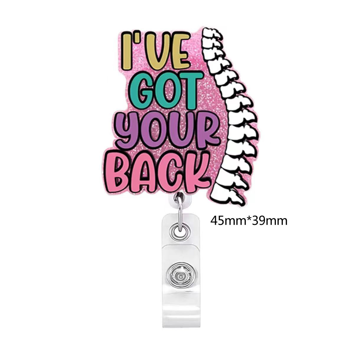 Wholesale acrylic DIY patches Badge Reels