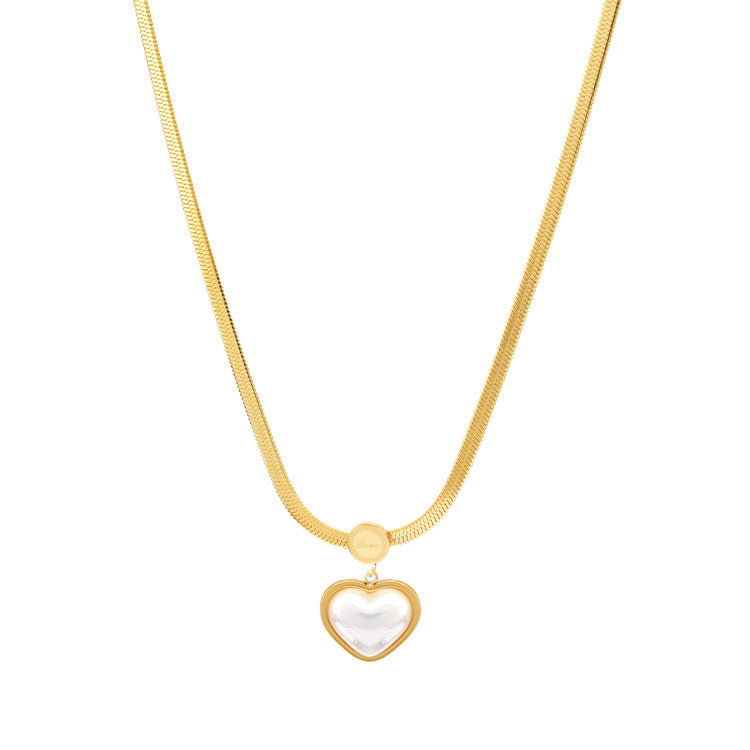 Wholesale Titanium Steel Non-fading Necklace Clavicle Chain Choker Necklace ACC-NE-Xiyue001