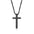 Wholesale  smooth stainless steel cross accessories hip-hop men's necklace