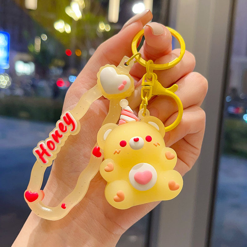 Wholesale Cute love bear key chain
