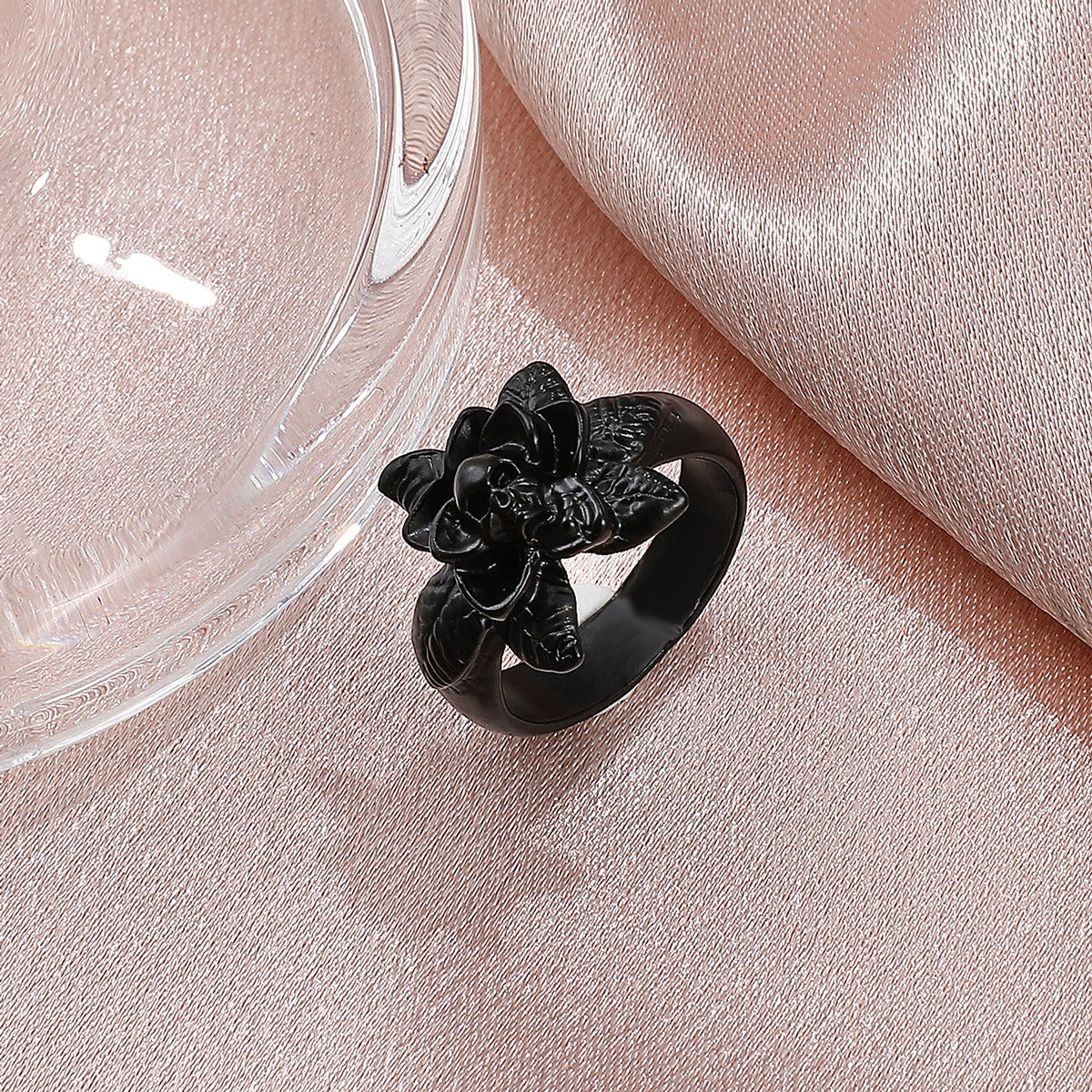 Wholesale Gothic Skull Ring Punk Exaggerated Alloy Open Ring