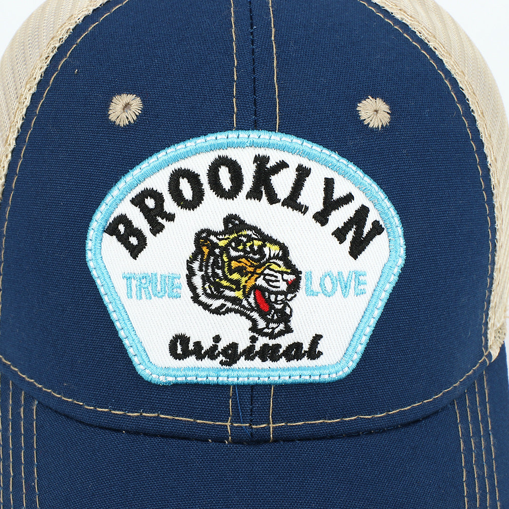 Wholesale Embroidered Patch Animal Cotton Mesh Baseball Cap ACC-HT-RongZhao022
