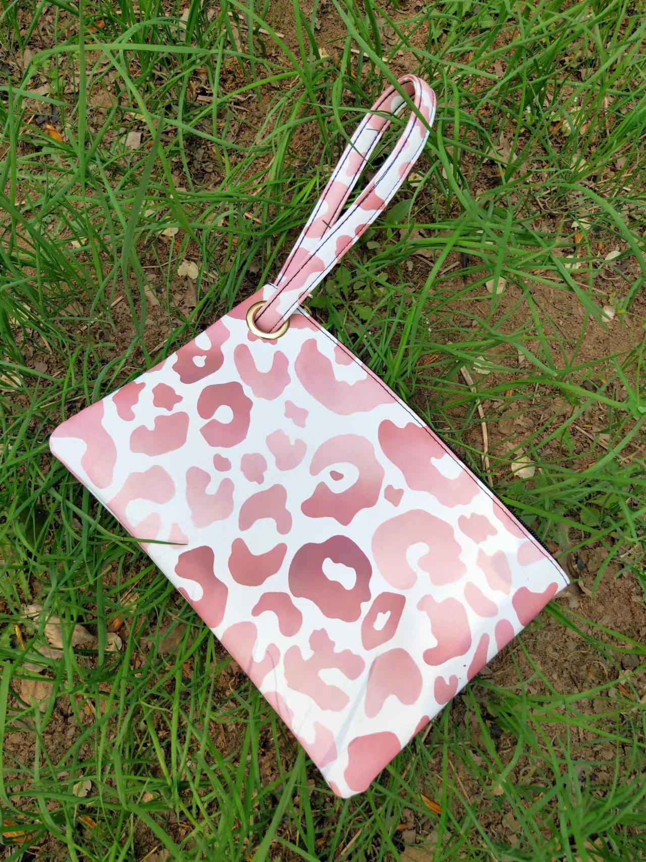 Wholesale Western Style Aztec Leopard Sunflower Clutch Cosmetic Bag Handbag ACC-HB-ChunYan001