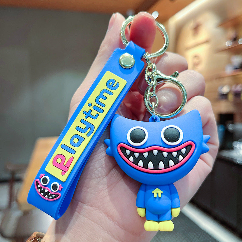 Wholesale Cute cartoon silicone keychain
