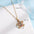 Wholesale  copper gold-plated zircon marine turtle titanium steel necklace