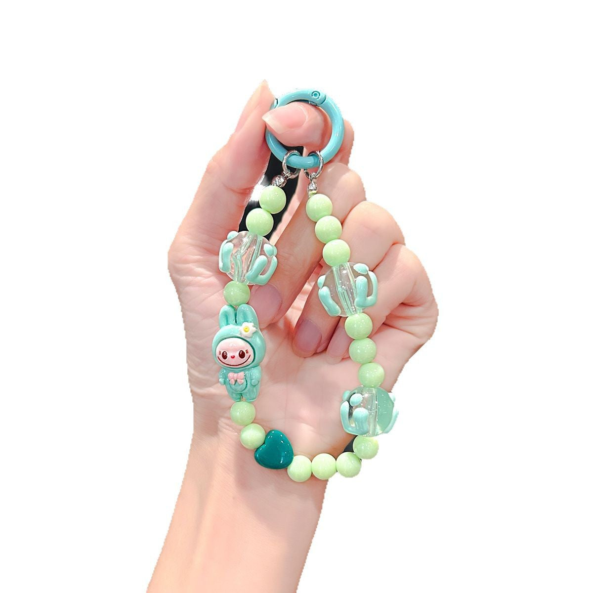 Wholesale Cartoon Cute Graffiti Bead Bracelet Keychains