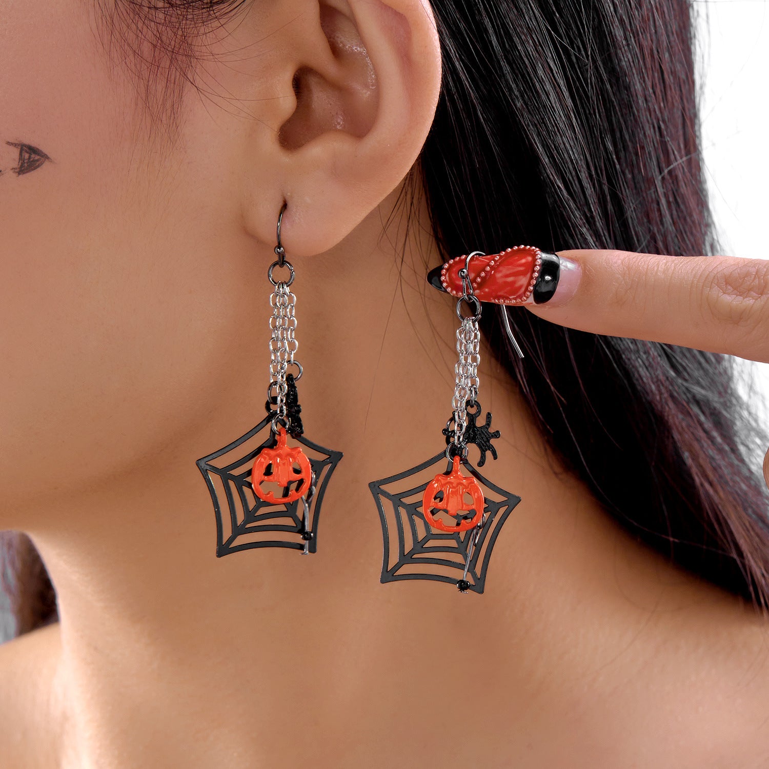 Wholesale Halloween Alloy Tassel  Earrings