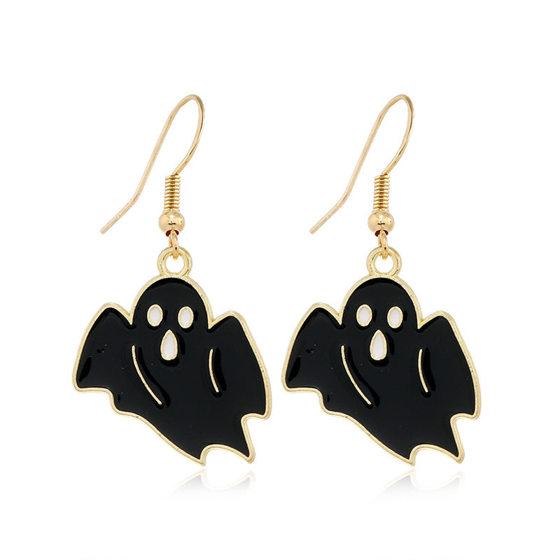 Wholesale   Creative Personalized Event Skull Alloy Earrings