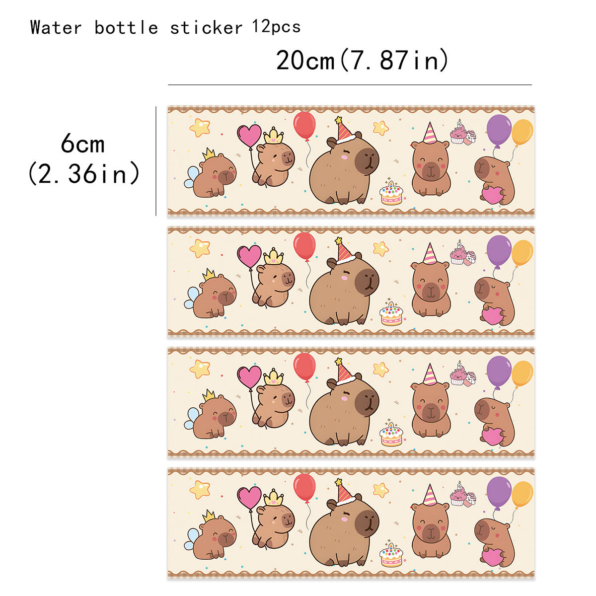 Wholesale Capybara Capybara themed birthday party tableware decorations first birthday gift layout paper plate banner pennant