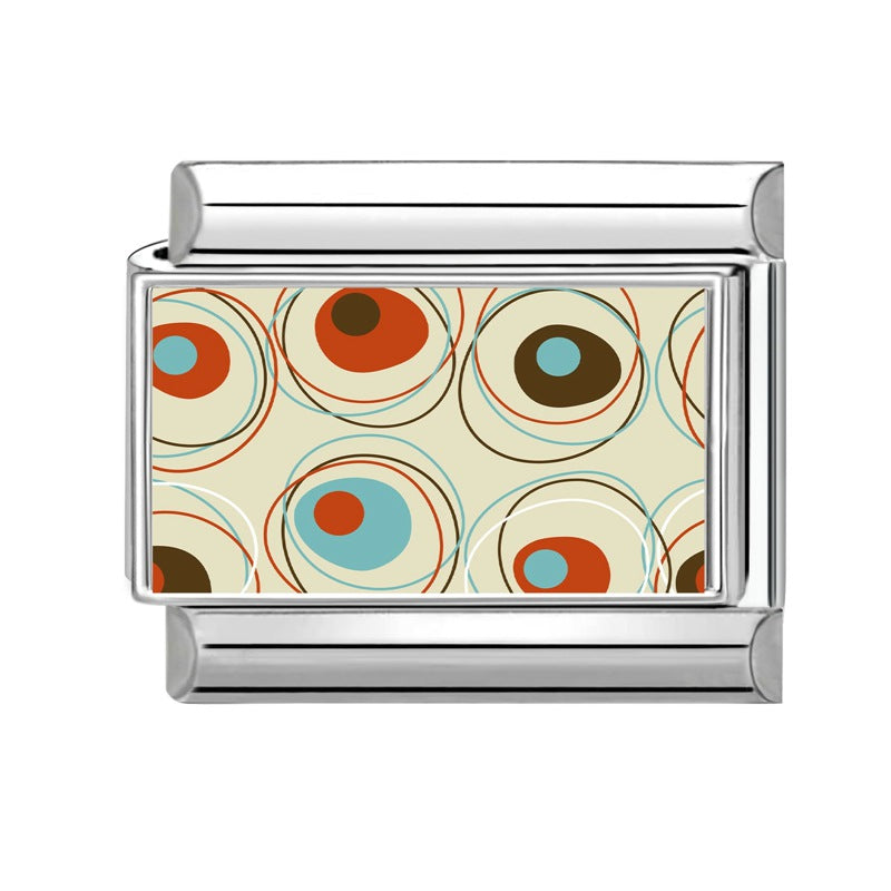 Wholesale 9mm Italian Charm Starter Bracelets DIY Heart Flower Evil Eye Series Stainless Steel Composable Bracelet