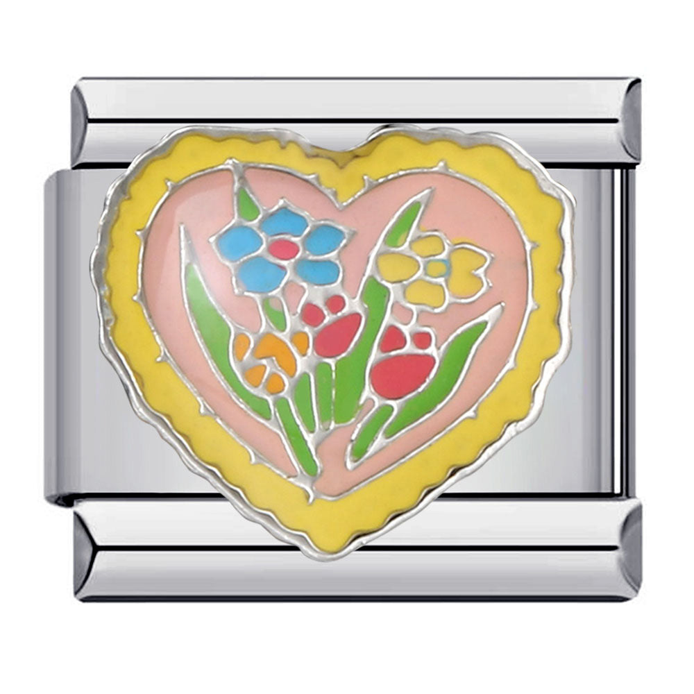 Wholesale Italian Charm Bracelet 9mm DIY Splicing Removable Love Element Stainless Steel Composable Bracelet