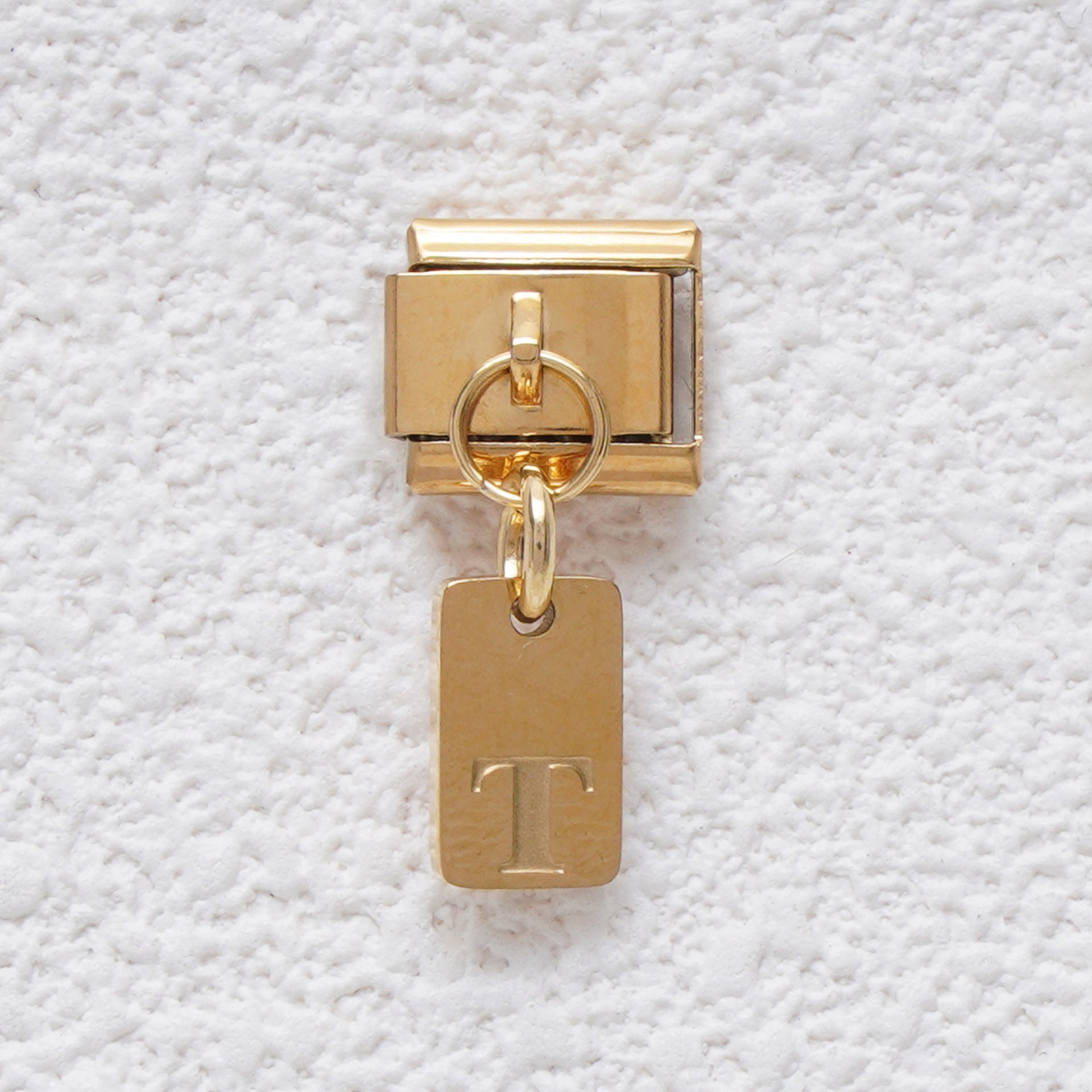 Wholesale 5pcs Italian Charm Bracelet 9mm DIY Splicing Letter Series Stainless Steel Composable Bracelet