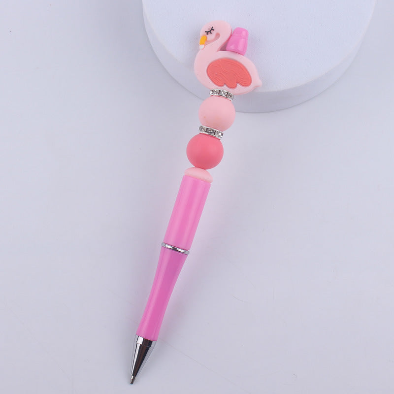 Wholesale  creative cartoon animal Kaola elephant silicone beads beaded pen
