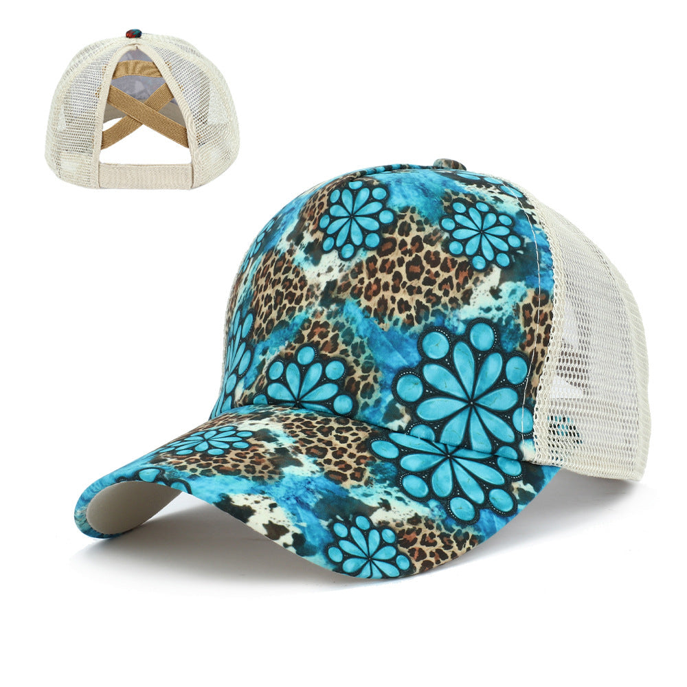 Wholesale Western Style Cow Head Aztec Baseball Cap Hat ACC-HT-RongZhao001