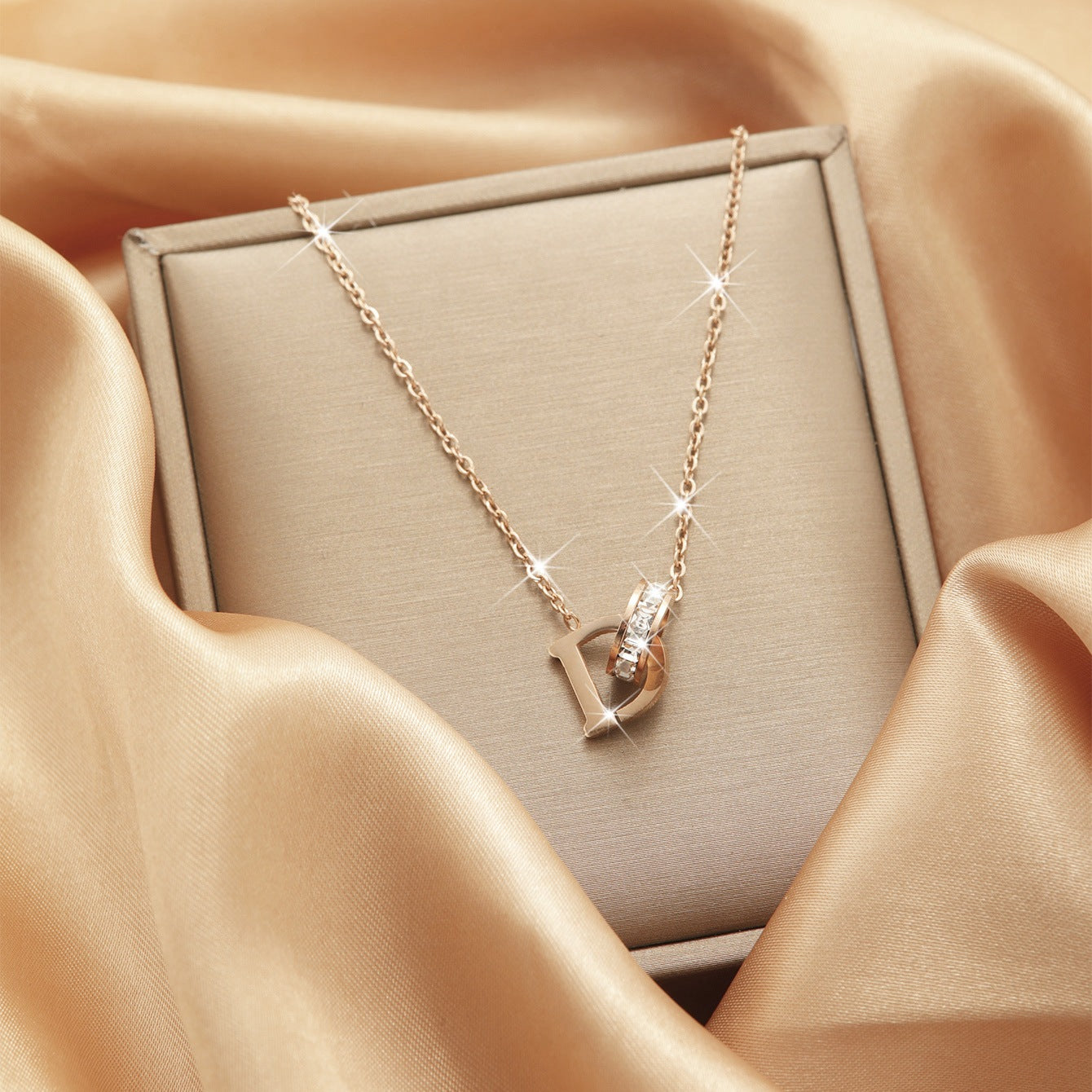 Wholesale Forest Style Titanium Steel Necklace Temperament Clavicle Chain Choker Necklace ACC-NE-Panshi004