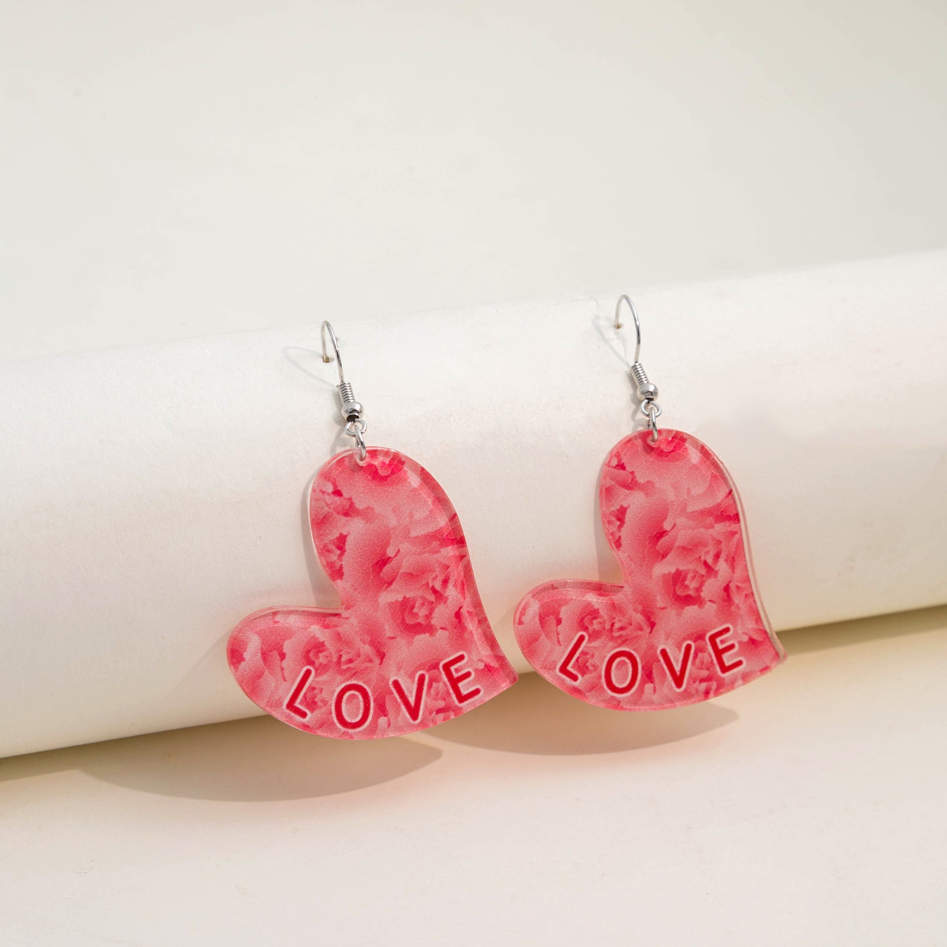 Wholesale  romantic Valentine's Day acrylic creative earrings