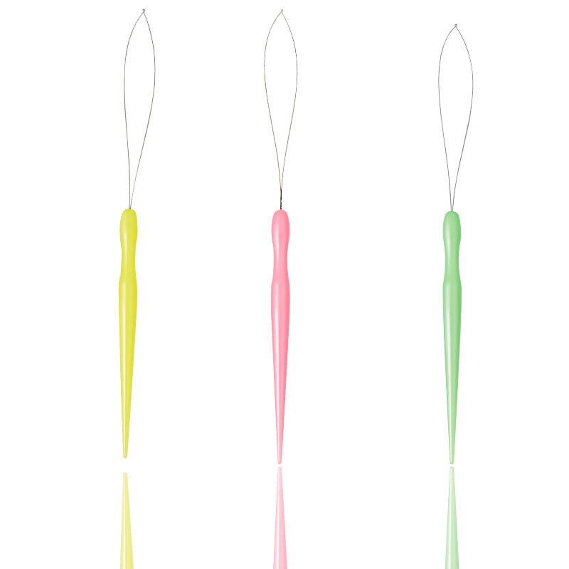 Wholesale Long Threader Colorful Plastic Handle Needle Threader Beadable DIY Beading Tools ACC-KC-CYJ001