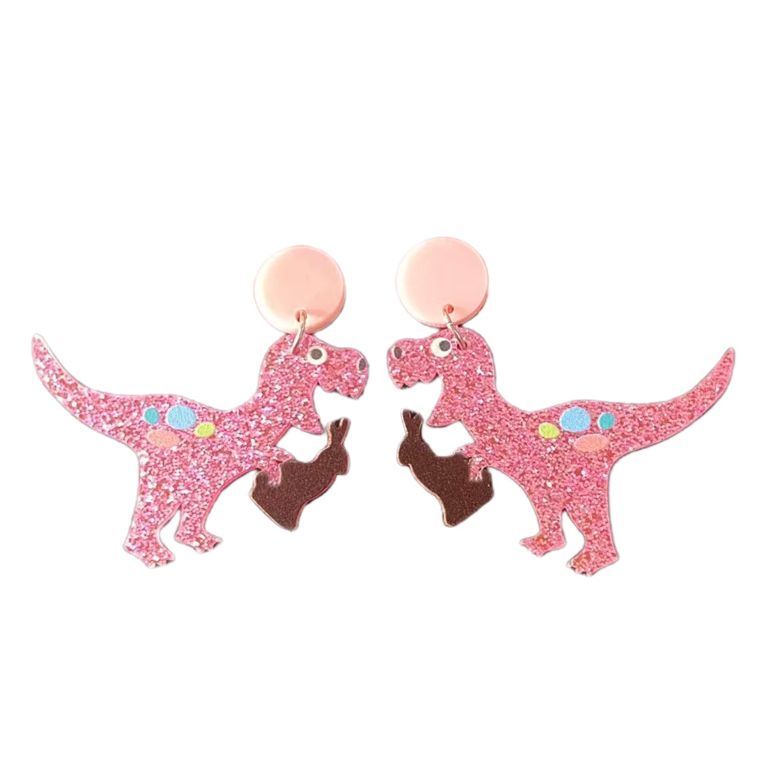 Wholesale Acrylic Easter Egg Cute Cartoon Bunny Earrings