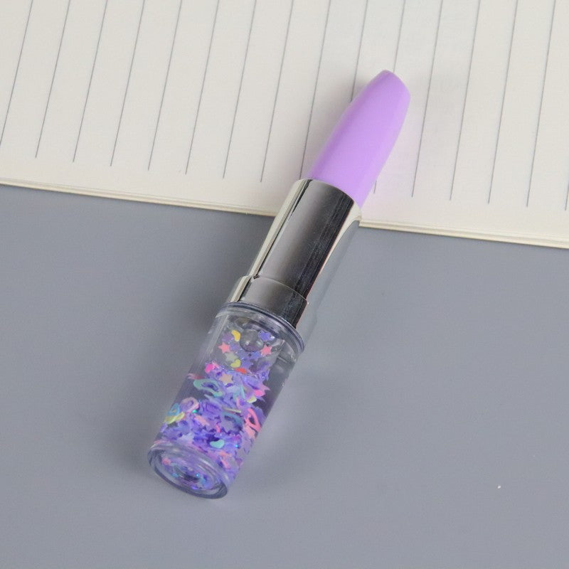 Wholesale lipstick fresh quicksand powder plastic signature pen ACC-PN-Liuj003
